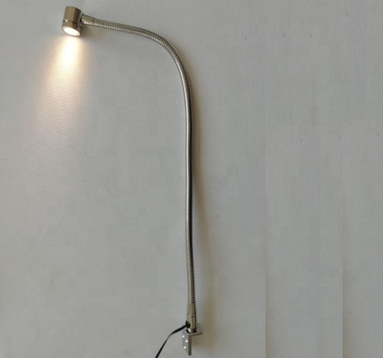 Flexible Gooseneck Arm Bedside LED Bed Headboard Wall Reading Lamp Light for Modern Hotel
